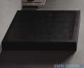 New Trendy Mild Stone Brodzik akrylowy prostokątny 80x160x11,5 cm czarny B-0574