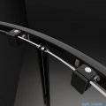 Radaway Premium Pro Black Dwj drzwi 140cm lewe czarny mat/szkło przejrzyste 1014140-54-01L