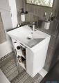 Elita Skye Set szafka z umywalką komplet 50x70x38cm biały połysk 168348