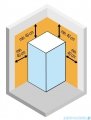 Novellini Skill 2A kabina z hydromasażem lewa jasno szara 120x100 SKIA219ST1F-1AN1