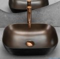 Rea Belinda Umywalka nablatowa COPPER BRUSH/Black REA-U6384
