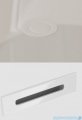 The North Bath Calia wanna wolnostojąca przyścienna lewa 170x80cm + syfon Klik-klak 6845-1701L