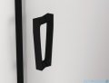SanSwiss Cadura Black Line drzwi wahadłowe 100cm jednoczęściowe prawe z polem stałym czarny mat CA13D1000607