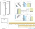 Radaway Arta Kds I kabina 130x75cm prawa szkło przejrzyste 386820-03-01R/386102-03-01R/386108-03-01