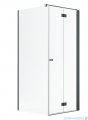Radaway Nes Kdj B Brushed GunMetal kabina 90x80cm prawa szczotkowany grafit 10025090-92-01R/10039080-01-01