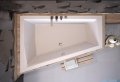 Besco Intima Duo 180x125cm wanna asymetryczna lewa + obudowa CZARNY mat + CZARNY syfon #WAID-180-NL/OAID-180-NSC/19977