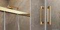 Radaway Idea Gold Kdj kabina 150x80cm lewa złoty połysk/szkło przejrzyste 387045-09-01L/387051-09-01R