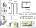 Radaway Idea Kds kabina prysznicowa 160x80 lewa przejrzyste 10115160-01-01L/10117080-01-01