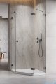 Radaway Essenza Pro Brushed GunMetal Ptj kabina pięciokątna 100x80 prawa szczotkowany grafit 10100000-92-01R/10100800-01-01