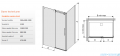 Sanplast kabina KND2/ALTII 90x120-130 narożna prostokątna przejrzysta 600-121-0921-42-401