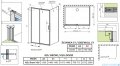 Radaway Premium Pro Black Kdj kabina 150x75cm lewa czarny mat/szkło przejrzyste 1015150-54-01L/1016075-54-01
