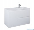 Elita Split szafka z umywalką i koszem cargo 100x63x46cm biały mat 168152/145945