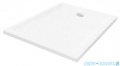 New Trendy Mild Stone Brodzik akrylowy prostokątny 80x120x4,5 cm biały B-0551
