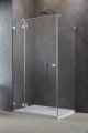 Radaway Essenza Pro Brushed Nickel Kdj kabina 90x80cm lewa szczotkowany nikiel 10097090-91-01L/10098080-01-01