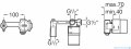 Roca Ona element podtynkowy do baterii Czarny Mat A5E3501NB0