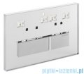 Geberit Sigma50 przycisk spłukujący przedni wypełnienie własne/chrom szczotkowany 115.788.00.1