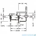 Tres Max-Tres Bateria wannowa 3-otworowa kolor chrom 162161