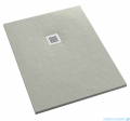 Schedpol Kalait Cement Stone brodzik prostokątny + syfon 80x100cm 3.3106/CT/ST-M2