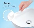 Actima Ovia Umywalka nablatowa 36 cm CEAC.2501.WH