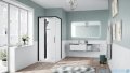 Novellini Glax 1 2.0 kabina standard 90x90 lewa czarna G21GF99SMFL-1HH