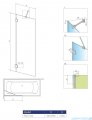 Radaway Essenza Pro Brushed Copper Pnj II parawan nawannowy 80cm L/P szczotkowana miedź 10101080-93-01