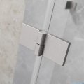 Radaway Essenza Pro Brushed Nickel Kdj kabina 80x90cm lewa szczotkowany nikiel 10097080-91-01L/10098090-01-01