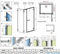 Radaway Arta Kds I kabina 90x70cm prawa szkło przejrzyste 386520-03-01R+1386100-03-01+386109-03-01