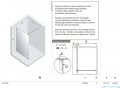 New Trendy Eventa kabina walk-in 50x200 cm przejrzyste EXK-4615