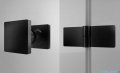 SanSwiss Annea Black Line drzwi prysznicowe prawe 80x200cm profile czarne AN13D08000607