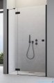 Radaway Essenza New Black Dwj drzwi wnękowe 130cm lewe szkło przejrzyste 385017-54-01L