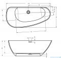 Riho LIMITED Granada wanna prawa wolnostojąca BIAŁY MAT 170x80cm B121001105