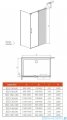 Radaway Espera KDJ Mirror kabina prysznicowa 120x80 prawa szkło przejrzyste 380595-01R/380232-71R/380148-01L