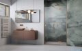 Radaway Essenza Brushed Copper Dwj drzwi wnękowe 80cm prawe szczotkowana miedź/szkło przejrzyste 1385012-93-01R