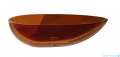 Besco Neya Earth Rust + syfon chrom umywalka nablatowa 60x35x15cm #UMN-60-ERC