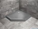 Radaway Doros Pt E Compact Stone brodzik pięciokątny 100x80x11,5cm prawy antracyt SDRPTP1080-05-64SR