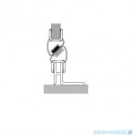 Ronal Annea Zestaw montażowy do wnęki gunmetal szczotkowany V.ANE.26