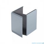 Oristo Brylant szafka niska lewa 40x50x45cm szaroniebieski mat OR36-SN1D-40-16-L