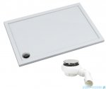 Schedpol Caspar New 120x75cm brodzik prostokątny + syfon 3.2378