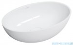 Omnires Shell M+ umywalka nablatowa 50x32 cm biały połysk SHELL500UNBP