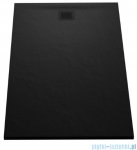 New Trendy Mori brodzik prostokątny z konglomeratu 100x80x3 cm czarny B-0403