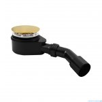 Radaway Turboflow Syfon z odpływem Ǿ 90 złoty / gold R583G