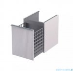 Oristo Etna szafka niska z koszem Ryflowana 40x50x45cm Piaskowy Mat OR52-SN1S-40-10R