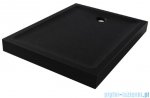 New Trendy Mild Stone Brodzik akrylowy prostokątny 90x120x11,5 cm czarny B-0577