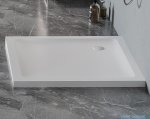 New Trendy Mild Satin Brodzik akrylowy kwadratowy 90x90x4,5 cm biały mat B-0647