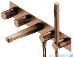 Omnires Contour bateria wannowa 5-otworowa podtynkowa miedź szczotkowana CT8037/1CPB