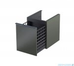 Oristo Etna szafka niska z koszem 40x50x45cm Oliwkowy Mat OR52-SN1S-40-17