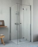 Radaway Essenza New KDJ-B kabina prysznicowa 100x100 prawa przejrzyste + brodzik Doros C + syfon 385083-01-01R/384052-01-01/SDRC1010-01