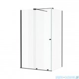 Excellent Ortigo kabina prostokątna 140x100 cm przejrzysta czarny mat KAEX.5016.K.1400.1000.BL