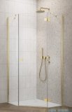 Radaway Essenza Gold Ptj kabina pięciokątna 90x80cm prawa szkło przejrzyste 1385010-09-01R/1385053-01-01
