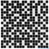 Dunin Black & White mozaika kamienna 30x30 Pure Black mix 15 